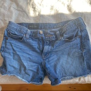 J. Crew indigo denim jean shirt size 27